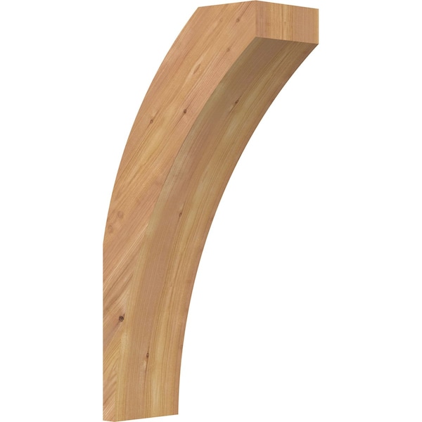 Ekena Millwork 5 1/2"W x 12"D x 24"H Thorton Smooth Knee Brace, Western Red Cedar BRC06X12X24THR00SWR - main